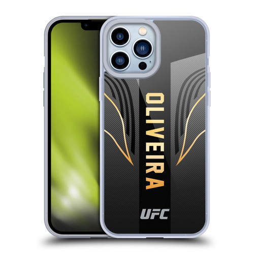 UFC Charles Oliveira Fighter Kit Soft Gel Case for Apple iPhone 13 Pro Max