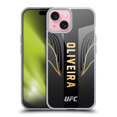 UFC Charles Oliveira Fighter Kit Soft Gel Case for Apple iPhone 15 UFC Charles Oliveira Fighter Kit Soft Gel Case for Apple iPhone 15