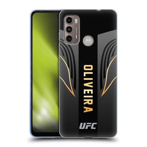 UFC Charles Oliveira Fighter Kit Soft Gel Case for Motorola Moto G60 / Moto G40 Fusion