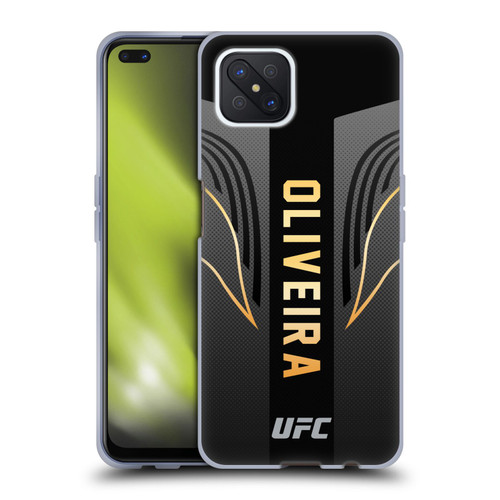 UFC Charles Oliveira Fighter Kit Soft Gel Case for OPPO Reno4 Z 5G