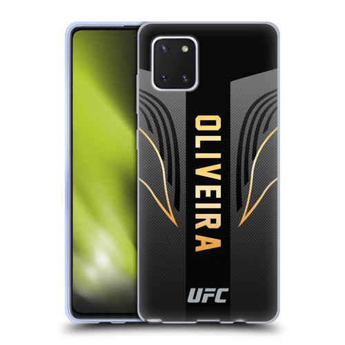 UFC Charles Oliveira Fighter Kit Soft Gel Case for Samsung Galaxy Note10 Lite