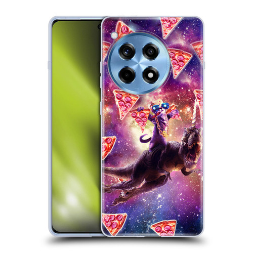 Random Galaxy Space Pizza Ride Thug Cat & Dinosaur Unicorn Soft Gel Case for OnePlus 12R