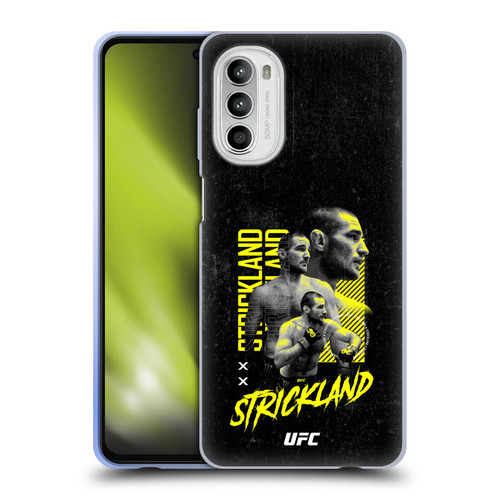 UFC Sean Strickland Posterized Soft Gel Case for Motorola Moto G52