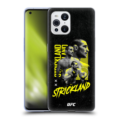 UFC Sean Strickland Posterized Soft Gel Case for OPPO Find X3 / Pro