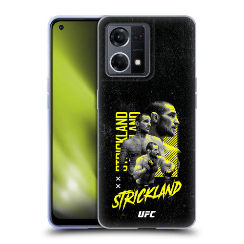 UFC Sean Strickland Posterized Soft Gel Case for OPPO Reno8 4G