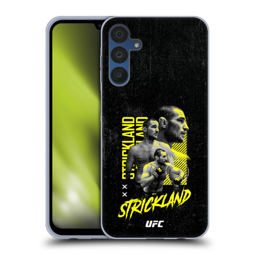 UFC Sean Strickland Posterized Soft Gel Case for Samsung Galaxy A15