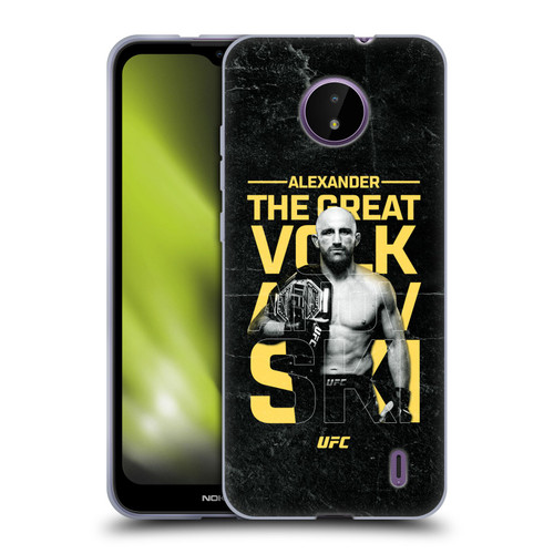 UFC Alexander Volkanovski Champion Soft Gel Case for Nokia C10 / C20