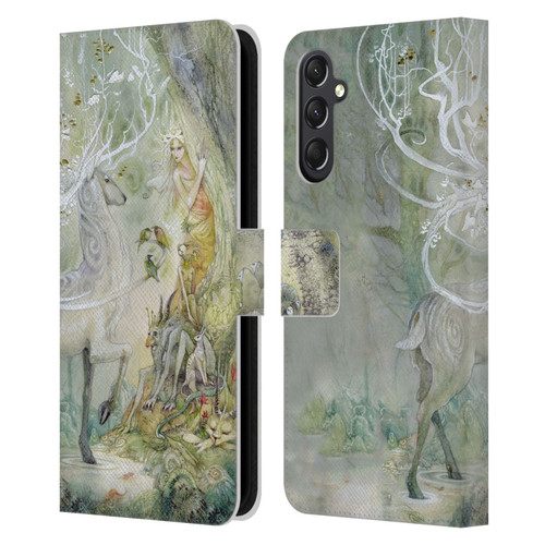 Stephanie Law Stag Sonata Cycle Scherzando Leather Book Wallet Case Cover For Samsung Galaxy A24 4G / M34 5G