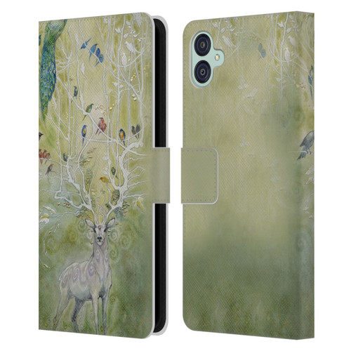 Stephanie Law Stag Sonata Cycle Deer 2 Leather Book Wallet Case Cover For Samsung Galaxy M04 5G / A04e