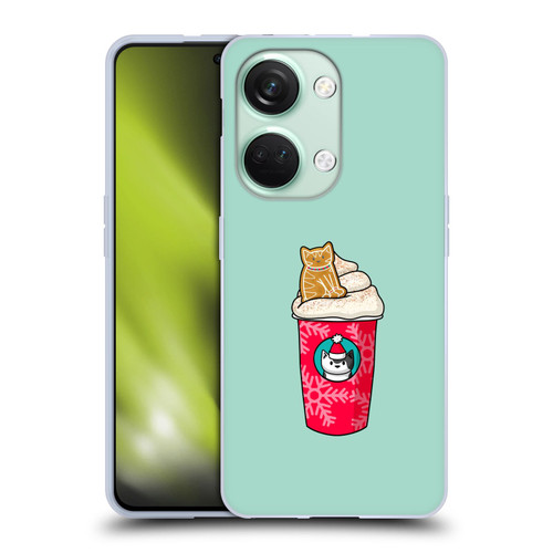 Beth Wilson Doodlecats Gingerbread Latte Soft Gel Case for OnePlus Nord 3 5G
