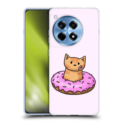 Beth Wilson Doodlecats Donut Soft Gel Case for OnePlus 12R