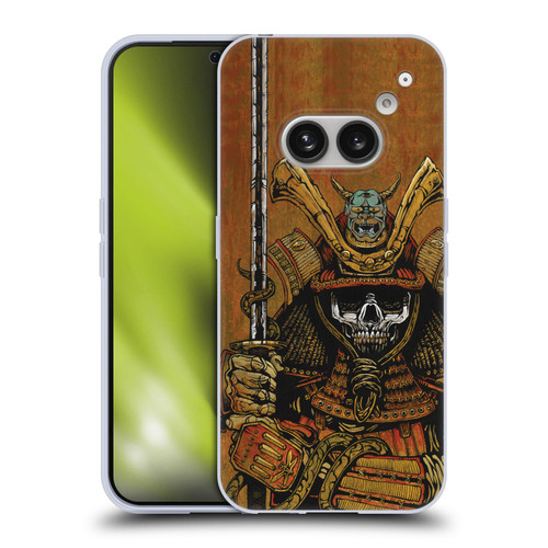 David Lozeau Colourful Grunge Samurai Soft Gel Case for Nothing Phone (2a)
