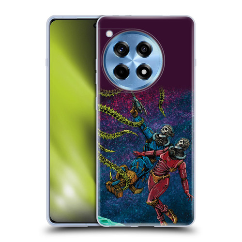 David Lozeau Colourful Grunge Astronaut Space Couple Love Soft Gel Case for OnePlus 12R