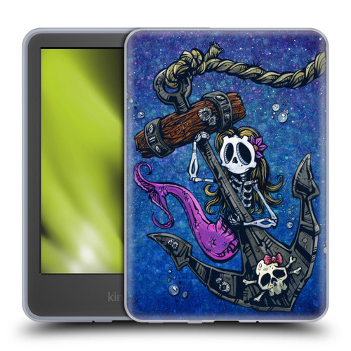 David Lozeau Colourful Grunge Mermaid Anchor Soft Gel Case for Amazon Kindle 11th Gen 6in 2022