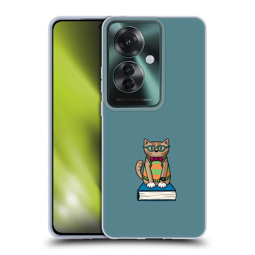 Beth Wilson Doodlecats Nerd Soft Gel Case for OPPO Reno11 F 5G / F25 Pro 5G