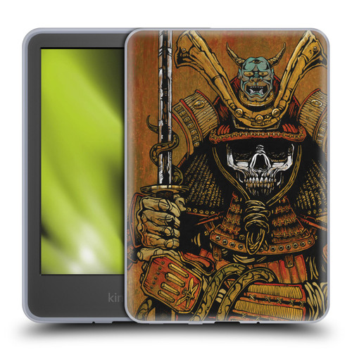 David Lozeau Colourful Grunge Samurai Soft Gel Case for Amazon Kindle 11th Gen 6in 2022