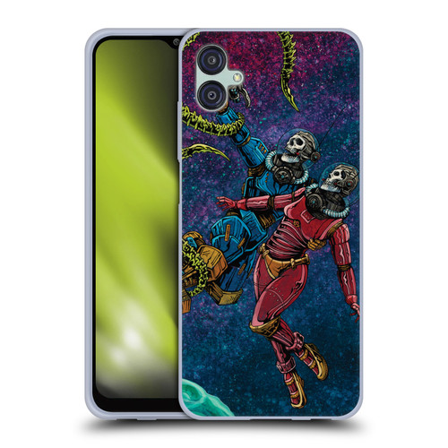 David Lozeau Colourful Grunge Astronaut Space Couple Love Soft Gel Case for Samsung Galaxy M04 5G / A04e