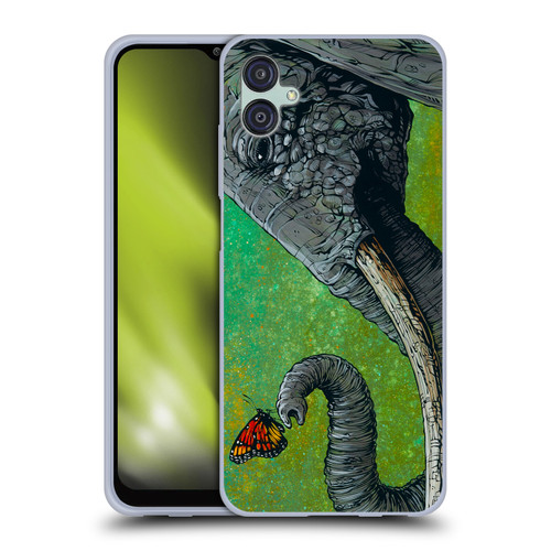 David Lozeau Colourful Grunge The Elephant Soft Gel Case for Samsung Galaxy M04 5G / A04e