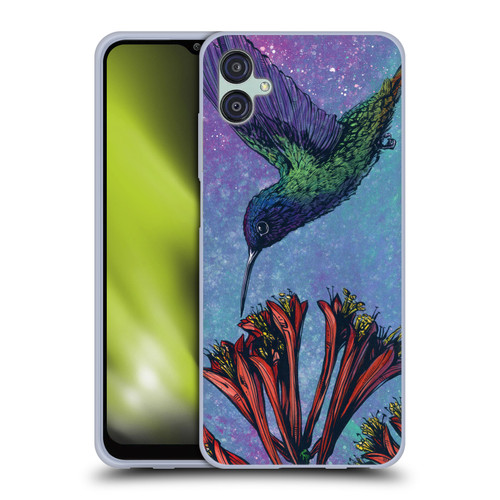 David Lozeau Colourful Grunge The Hummingbird Soft Gel Case for Samsung Galaxy M04 5G / A04e