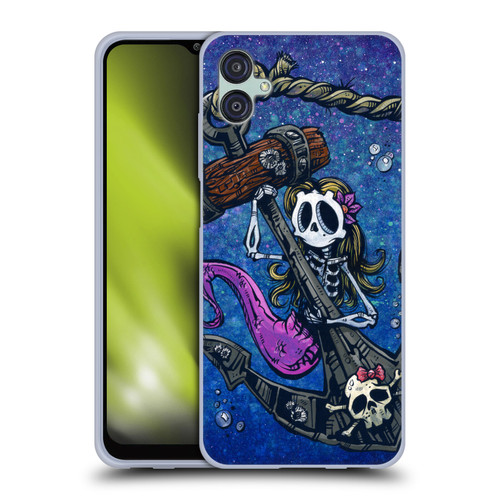 David Lozeau Colourful Grunge Mermaid Anchor Soft Gel Case for Samsung Galaxy M04 5G / A04e