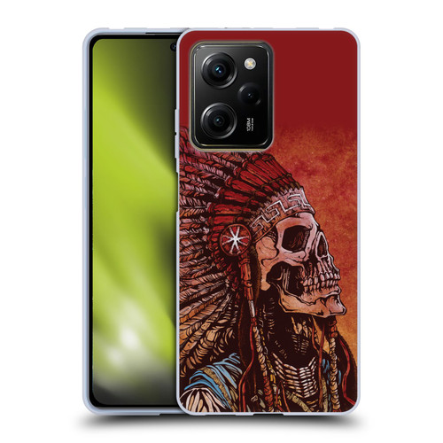 David Lozeau Colourful Grunge Native American Soft Gel Case for Xiaomi Redmi Note 12 Pro 5G