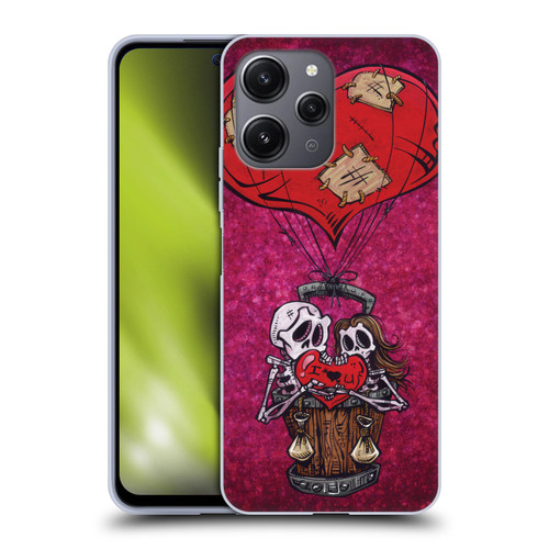 David Lozeau Colourful Grunge Day Of The Dead Soft Gel Case for Xiaomi Redmi 12