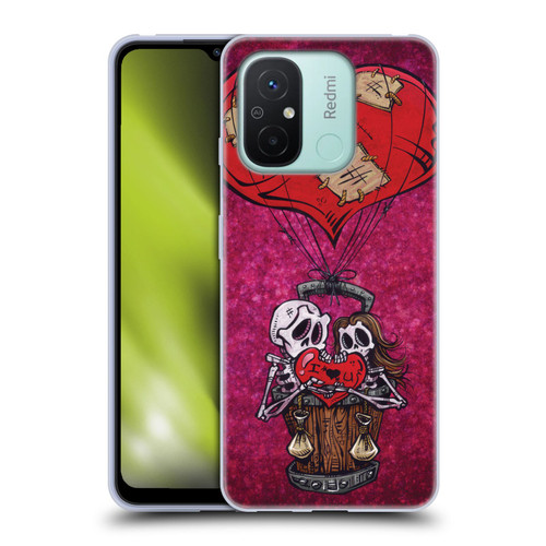 David Lozeau Colourful Grunge Day Of The Dead Soft Gel Case for Xiaomi Redmi 12C