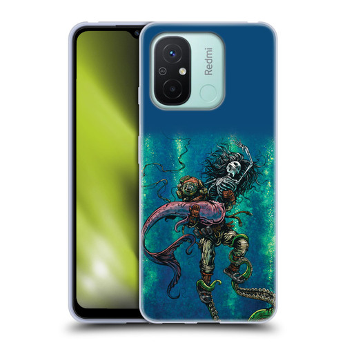 David Lozeau Colourful Grunge Diver And Mermaid Soft Gel Case for Xiaomi Redmi 12C