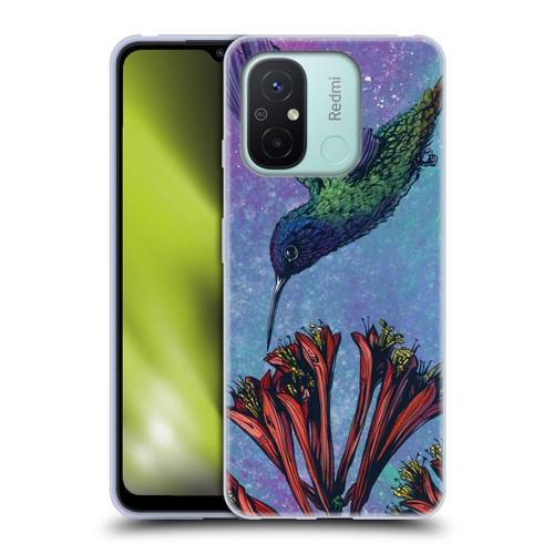 David Lozeau Colourful Grunge The Hummingbird Soft Gel Case for Xiaomi Redmi 12C