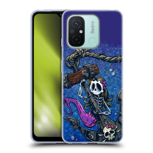 David Lozeau Colourful Grunge Mermaid Anchor Soft Gel Case for Xiaomi Redmi 12C