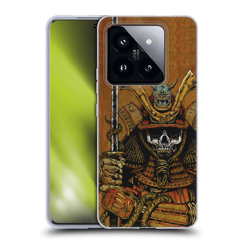 David Lozeau Colourful Grunge Samurai Soft Gel Case for Xiaomi 14 Pro