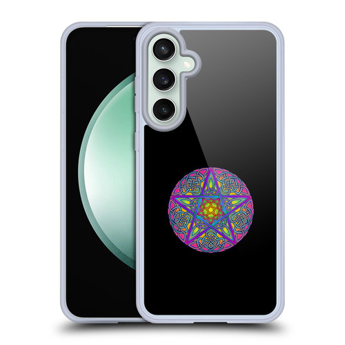 Beth Wilson Celtic Knot Stars Pagan Wicca Pentacle Soft Gel Case for Samsung Galaxy S23 FE 5G