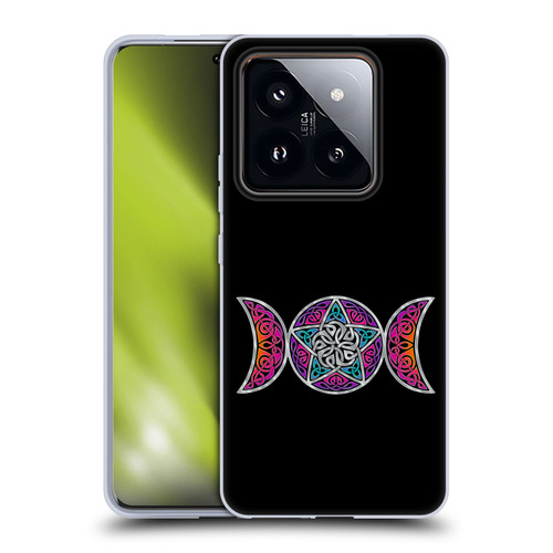 Beth Wilson Celtic Knot Stars Pagan Triple Moon Soft Gel Case for Xiaomi 14 Pro