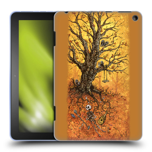 David Lozeau Colourful Art Tree Of Life Soft Gel Case for Amazon Fire HD 8/Fire HD 8 Plus 2020