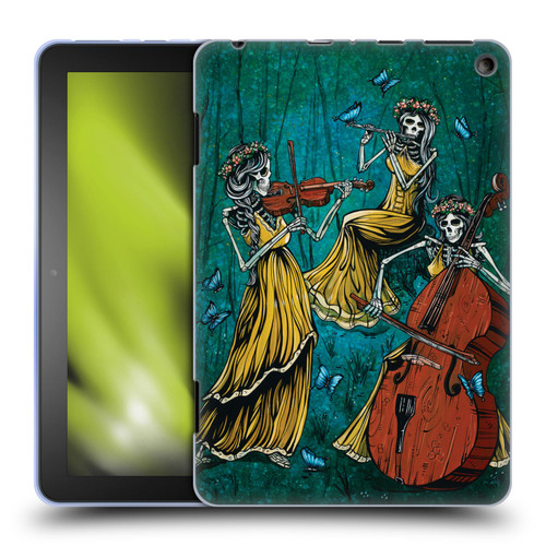 David Lozeau Colourful Art Three Female Soft Gel Case for Amazon Fire HD 8/Fire HD 8 Plus 2020