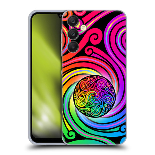 Beth Wilson Rainbow Celtic Knots Spirals Soft Gel Case for Samsung Galaxy A25 5G