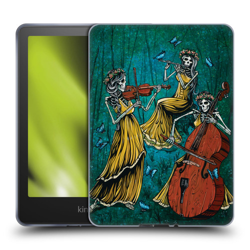 David Lozeau Colourful Art Three Female Soft Gel Case for Amazon Kindle Paperwhite 5 (2021)