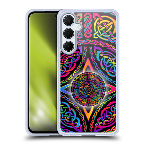 Beth Wilson Rainbow Celtic Knots Shield Soft Gel Case for Samsung Galaxy A55 5G