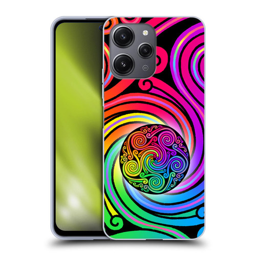 Beth Wilson Rainbow Celtic Knots Spirals Soft Gel Case for Xiaomi Redmi 12