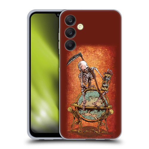 David Lozeau Colourful Art Memento Mori Soft Gel Case for Samsung Galaxy A25 5G