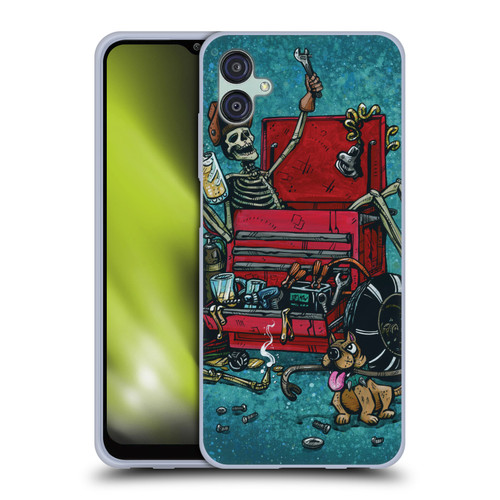 David Lozeau Colourful Art Garage Soft Gel Case for Samsung Galaxy M04 5G / A04e