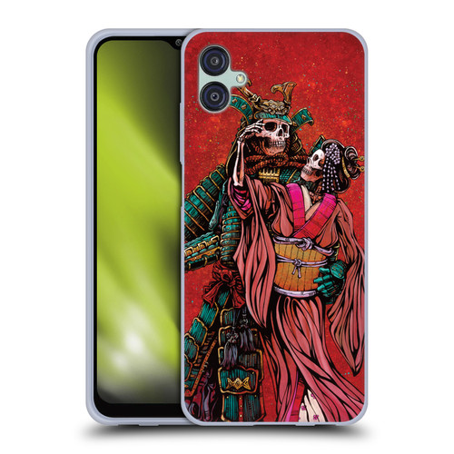 David Lozeau Colourful Art Samurai And Geisha Soft Gel Case for Samsung Galaxy M04 5G / A04e