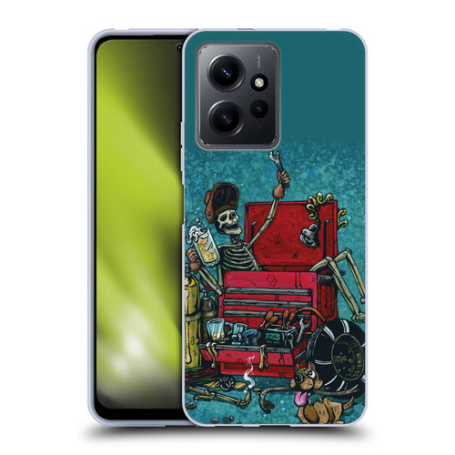 David Lozeau Colourful Art Garage Soft Gel Case for Xiaomi Redmi Note 12 4G