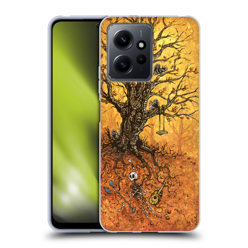 David Lozeau Colourful Art Tree Of Life Soft Gel Case for Xiaomi Redmi Note 12 4G