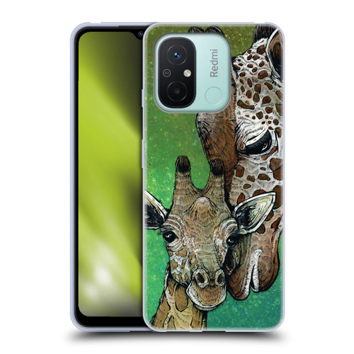 David Lozeau Colourful Art Giraffe Soft Gel Case for Xiaomi Redmi 12C