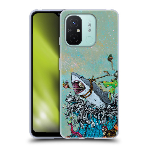 David Lozeau Colourful Art Surfing Soft Gel Case for Xiaomi Redmi 12C