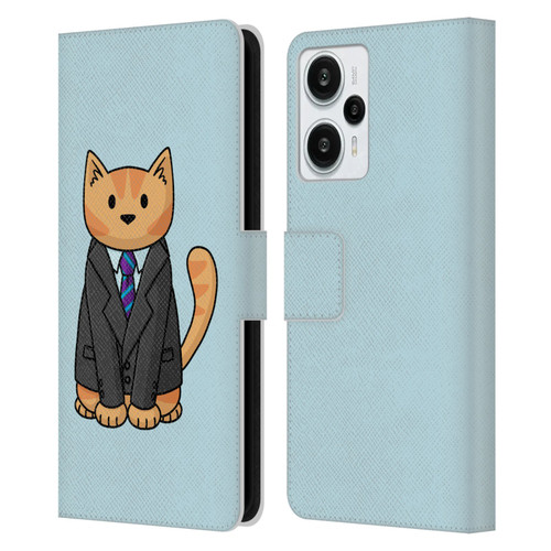 Beth Wilson Doodle Cats 2 Business Suit Leather Book Wallet Case Cover For Xiaomi Redmi Note 12T