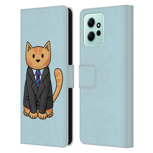 Beth Wilson Doodle Cats 2 Business Suit Leather Book Wallet Case Cover For Xiaomi Redmi 12