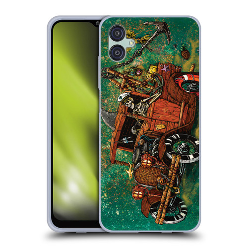 David Lozeau Skeleton Grunge Tiki Towing Soft Gel Case for Samsung Galaxy M04 5G / A04e