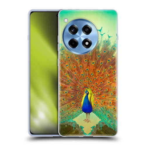 Duirwaigh Animals Peacock Soft Gel Case for OnePlus 12R